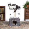 Prevue Pet Products Kitty Power Paws Shag Hideaway