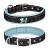 Pet dog collar; diving cloth reflective nylon collar; medium and large dog collar