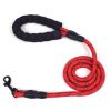 Pet Leash Reflective Strong Dog Leash 1.5M Long with Comfortable Padded Handle Heavy Duty Training Durable Nylon Rope Leashes